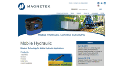 Desktop Screenshot of magnetekmobilehydraulic.com